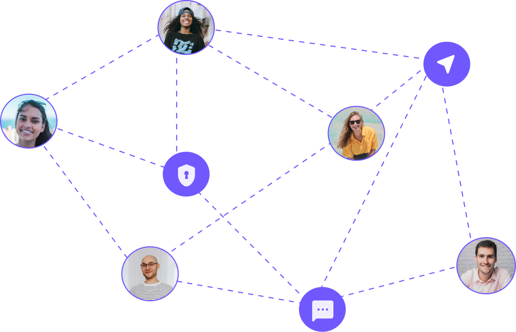 Connect with friends at music festivals - social network
